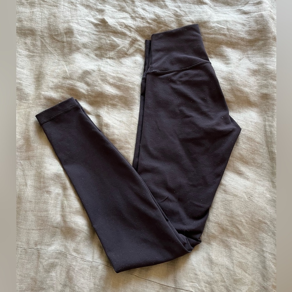 Lululemon Black High Waisted Compression Leggings Size 4